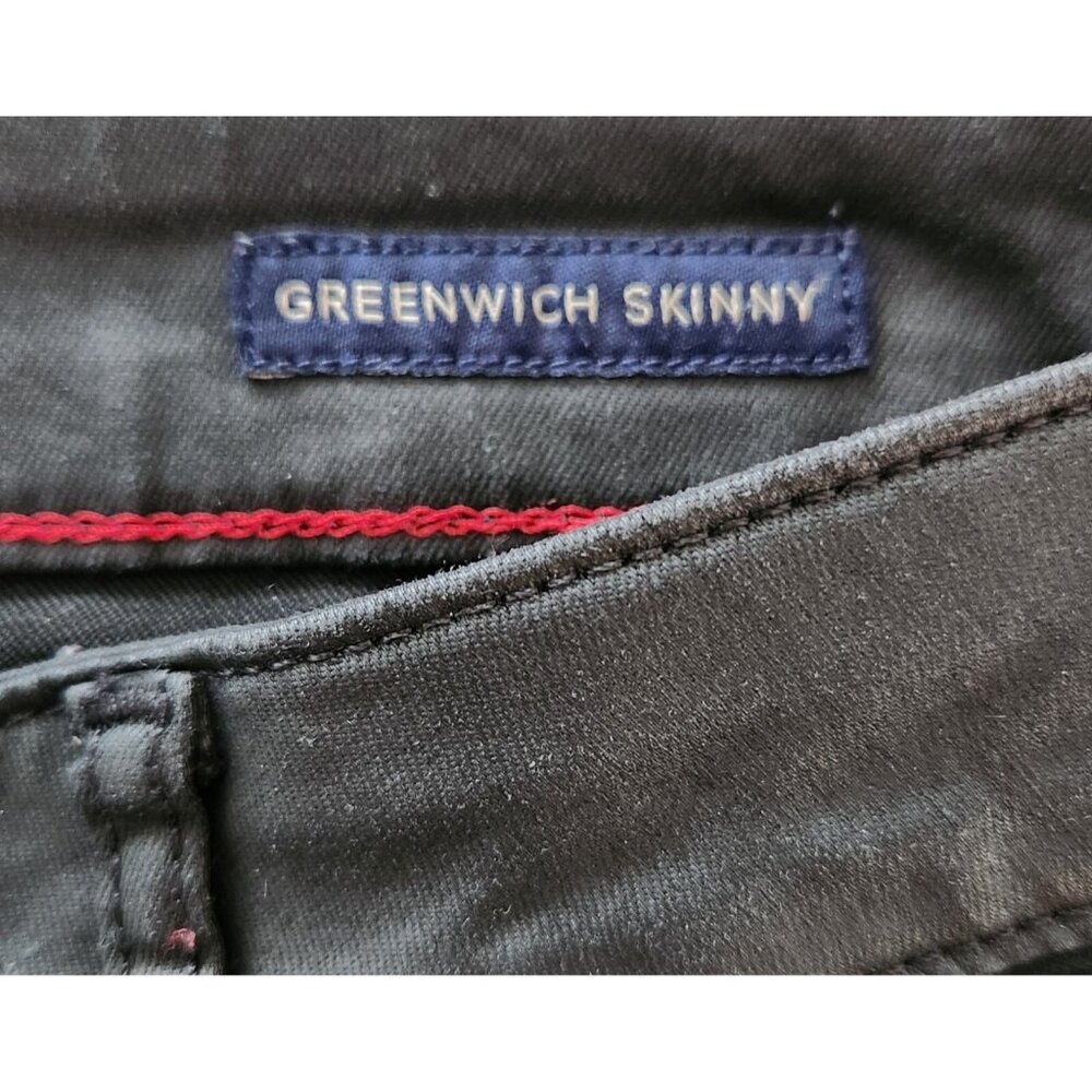 Tommy Hilfiger Jeans Greenwich Skinny Mid-rise Stretch Black Wax Denim Womens 14 - Picture 11 of 13